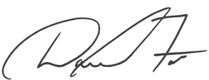 Dave Foss signature